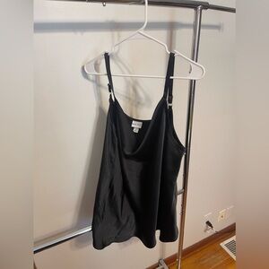 Ava & viv blouse, tank top, black, size 1x, new without tags, never worn